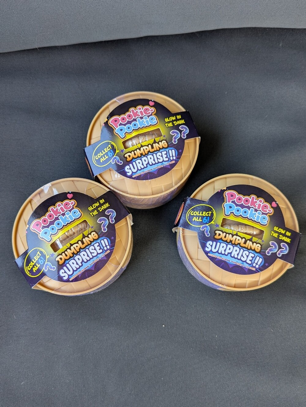 Pookie-Pookie Dumpling Surprise!! - Glow In The Dark - Lot of 3